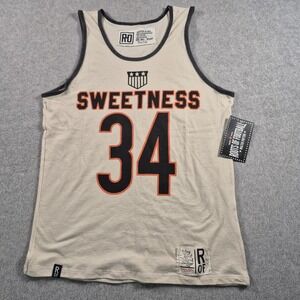 Roots of Fight Walter Payton 34 Tank Top Small Made USA Chicago Football